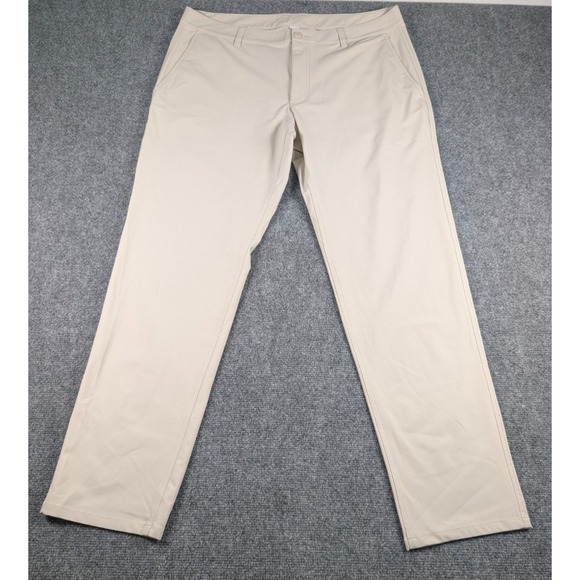 FootJoy Other - FootJoy Knit Golf Pants Mens 38/32 Beige Performance‎ Casual Stretch Comfort